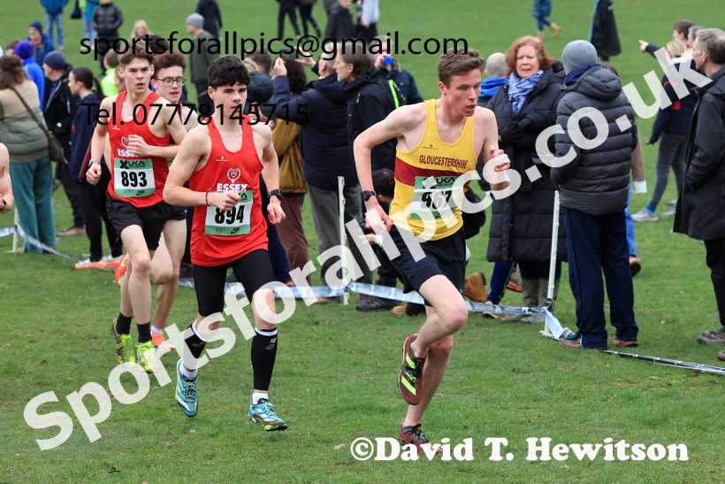 Mens Under-20s 2026 UK CAU Inter Counties Cross Country, Wollaton Park, Nottingham. Photo: David T. Hewitson/Sports for All Pics